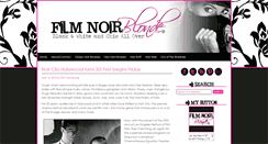 Desktop Screenshot of filmnoirblonde.com