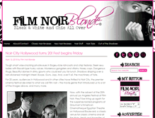 Tablet Screenshot of filmnoirblonde.com